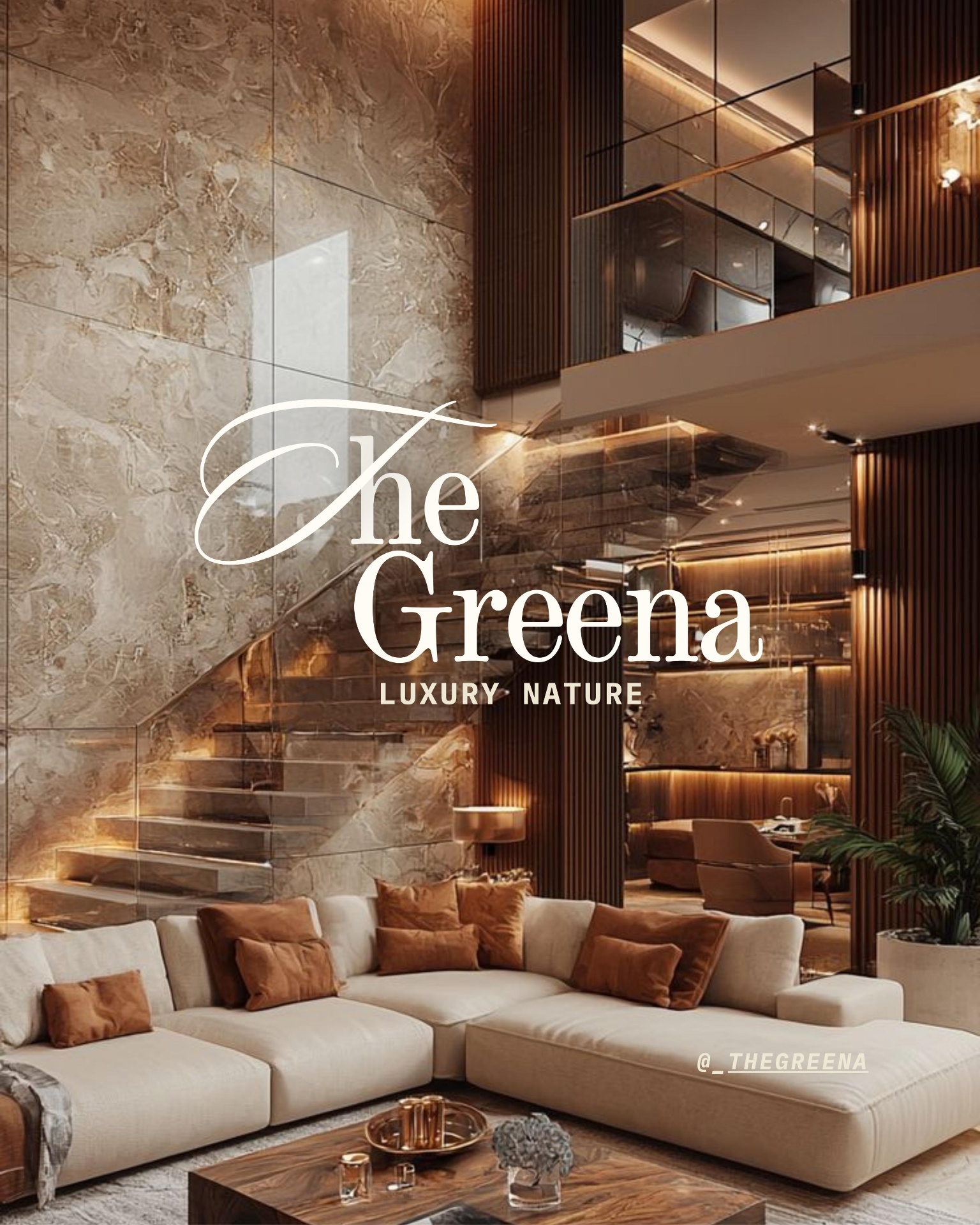 The Greena luxury greenery decor