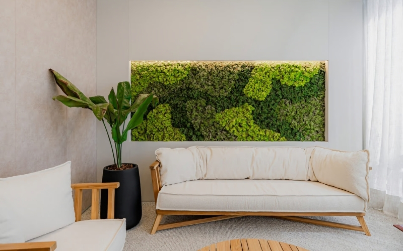 Artificial Moss Wall